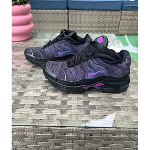 Nike Air Max Plus GS - Black / Pink Blast / Blue Fury  (Kids)